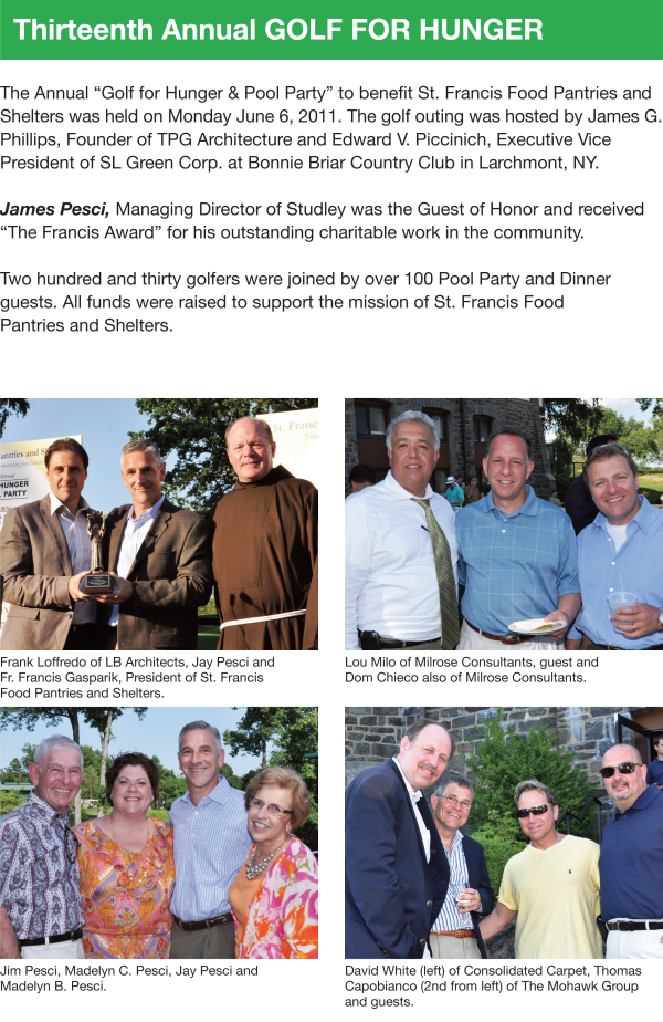 Fundraising - Golf for Hunger & Pool Party 2011