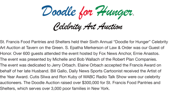 Fundraising - Doodle For Hunger VI, 2005