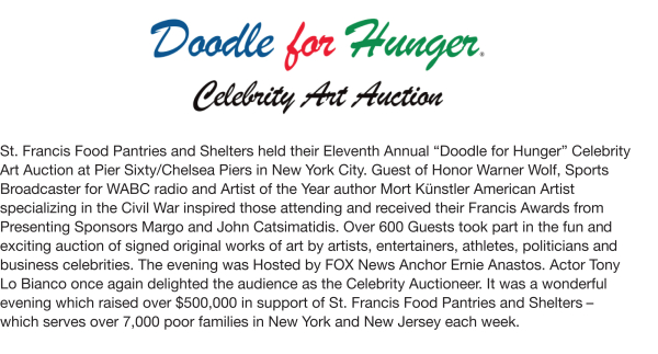 Fundraising - Doodle For Hunger XI, 2010