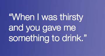 St. Francis Food Pantries: When I Was Thirsty, You Gave Me Something To Drink